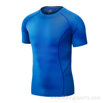 Short Sleeve Muscle mens Running fitness clothing